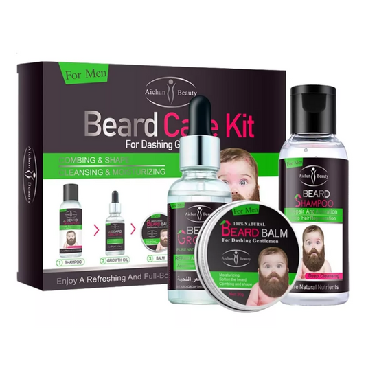 kit para el cuidado de la barba 3 en 1